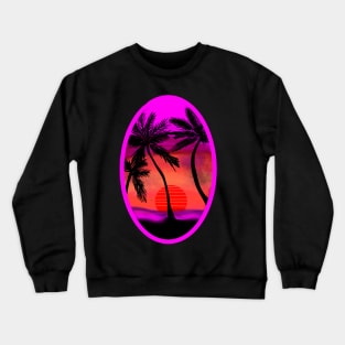 Sunset in the beach Crewneck Sweatshirt